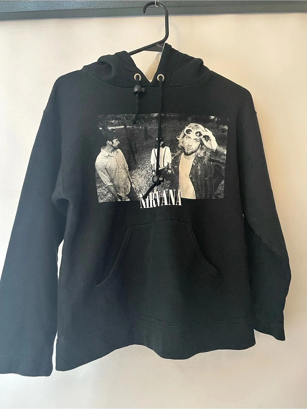 Woman’s 1
13Nirvana graphic hoodie Graphic Pullover Hoodie in Black